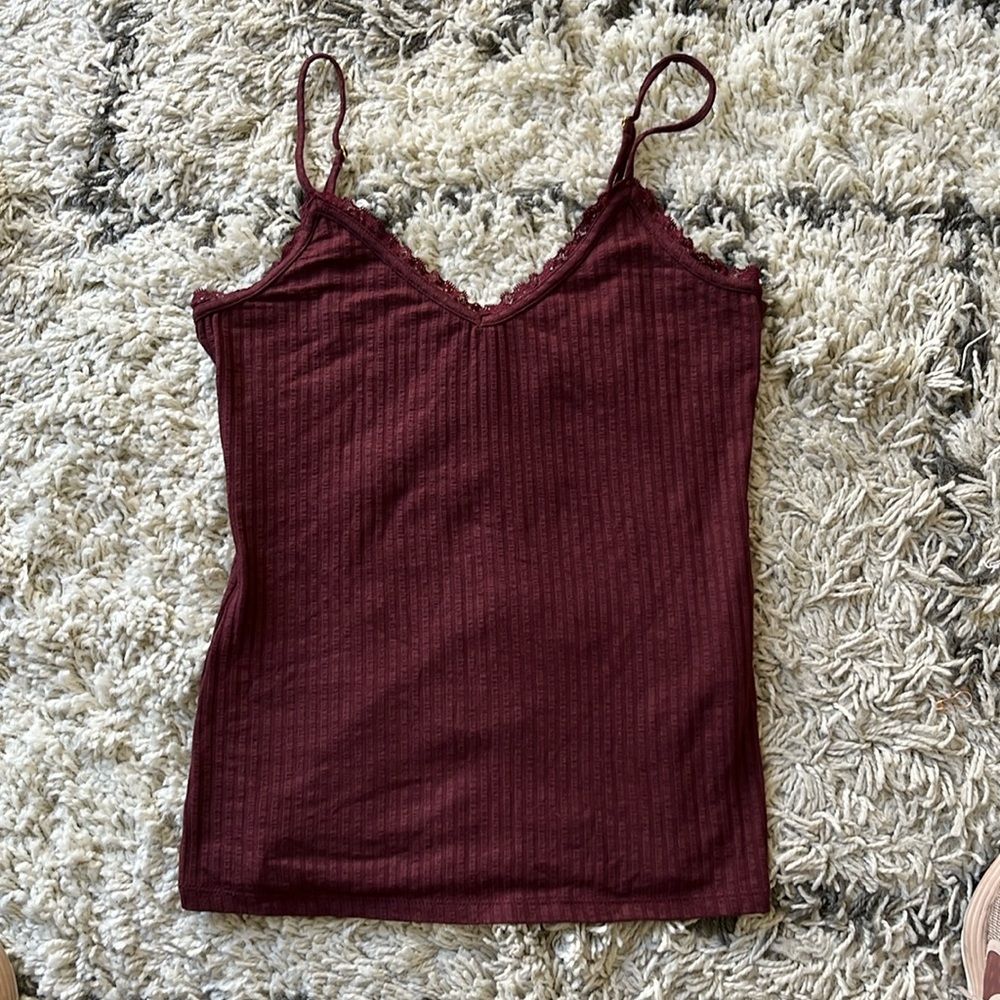 NWOT Rouje Paris ribbed jersey tank top cami size 36/S